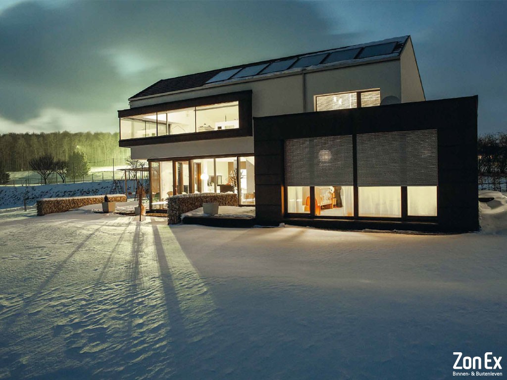 Rolluiken inbouw wit winter isolerend ZonEx Enschede