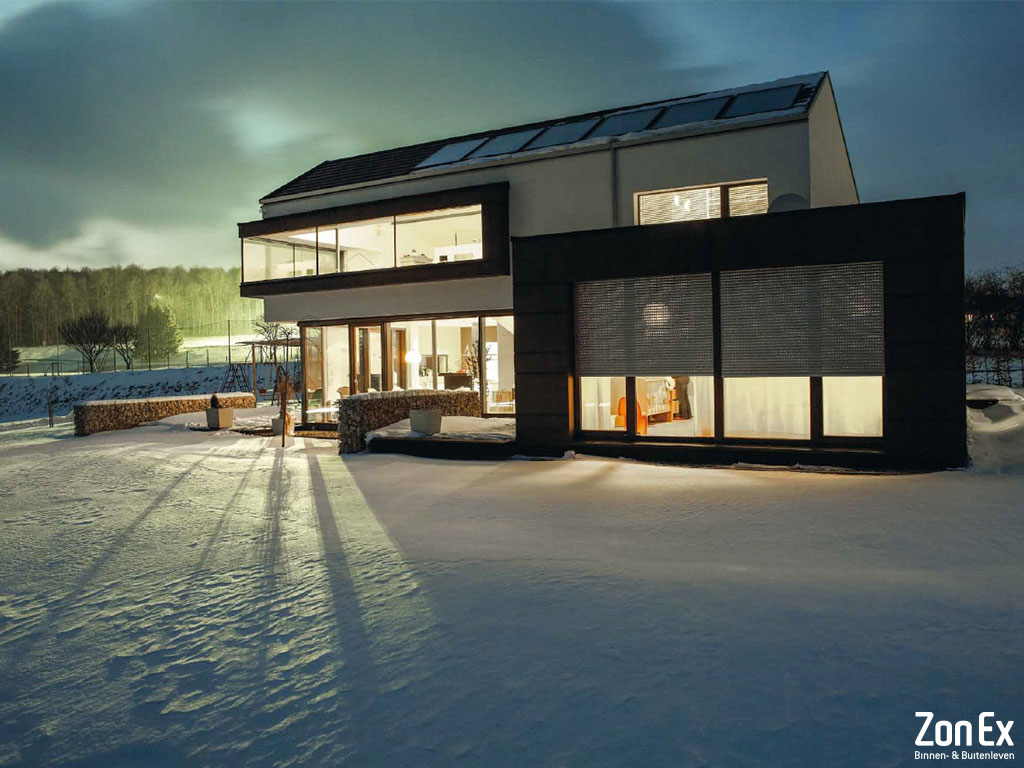 Rolluiken inbouw wit winter isolerend ZonEx Enschede