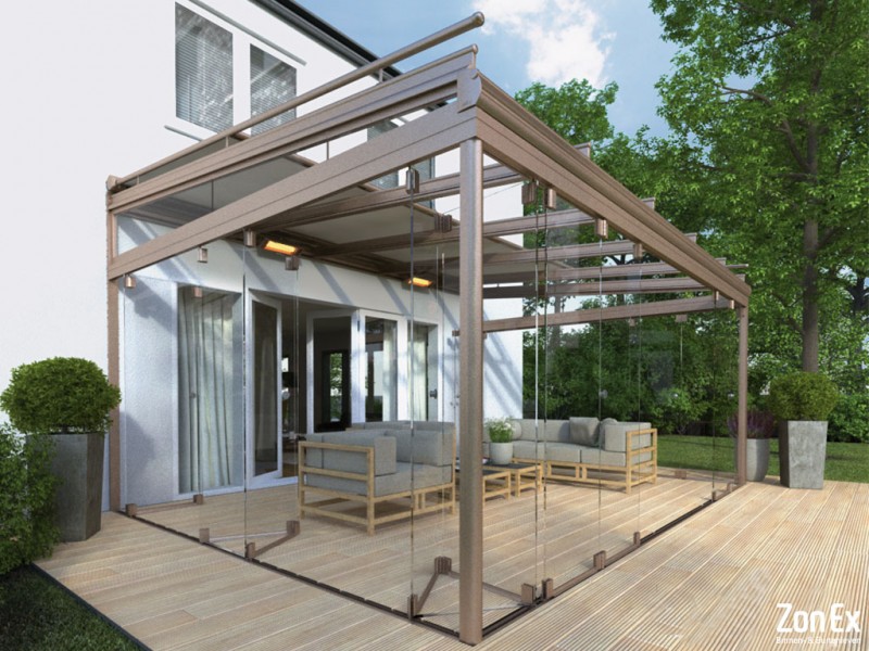 Glazen vouwwand voor uw veranda of balkon? | ZonEx.nl