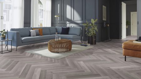Mlfor visgraat Broad Leaf Grey
